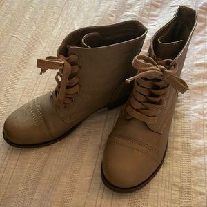 Rampage Damica Brown Combat Boot Size 8